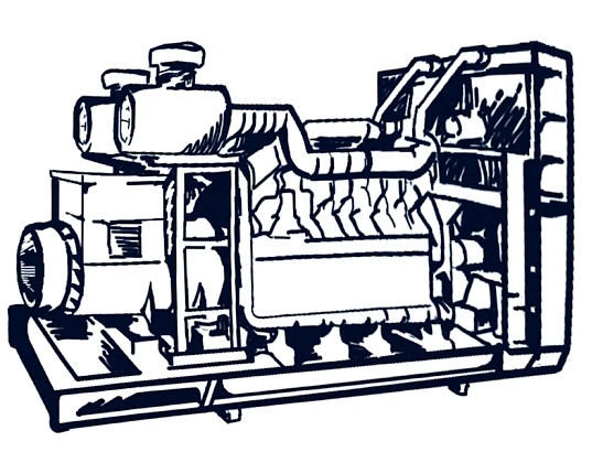 ГПУ АГП 500-Т400-C - газовая электростанция