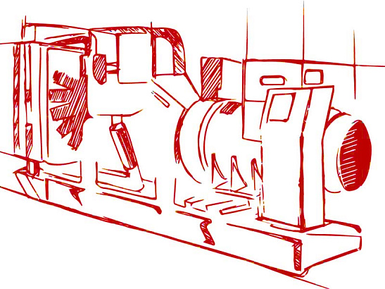 Высоковольтная ДГУ 2200 кВт 10,5 В двигатель Baudouin